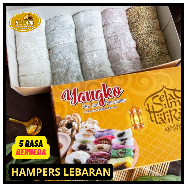 

Hampers Spesial Lebaran Hari Raya Idul Fitri 2024 - Yangko Eka Eco Magelang Mix 5 Rasa