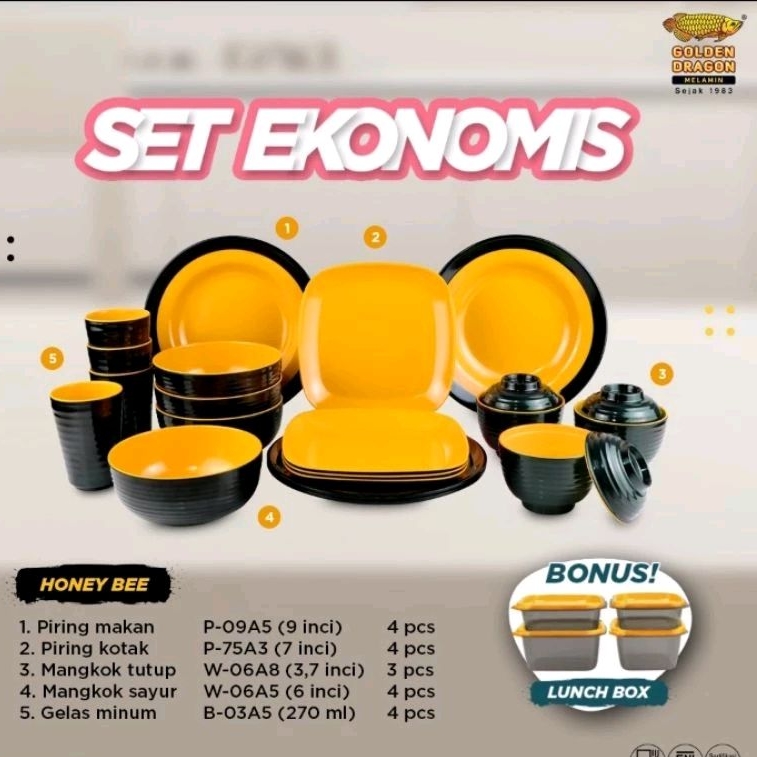 piring set melamin|melamin set golden dragon bonus box set