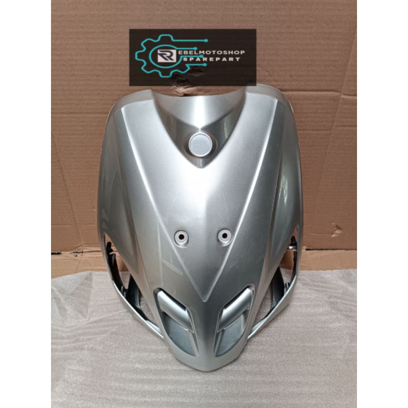 Tameng depan mio sporty silver polos