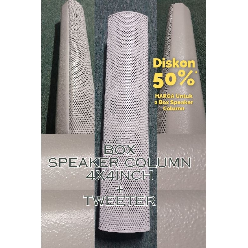 speaker column pasif. line array column. 4inch. tweeter. audax. jic. speaker column 4inch pasif 500w