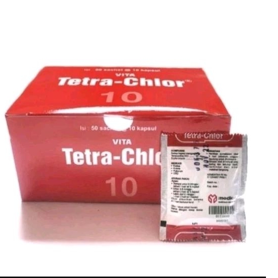 TETRA CHLOR 10 KAPSUL atau TETRA CHLOR SACHET