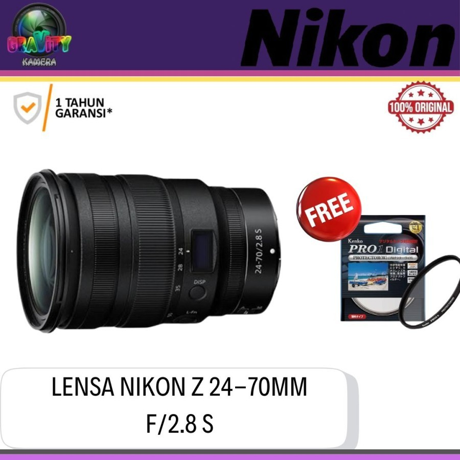 NIKON Z 24-70MM F2.8 S / LENSA NIKON Z 24-70MM F2.8 S