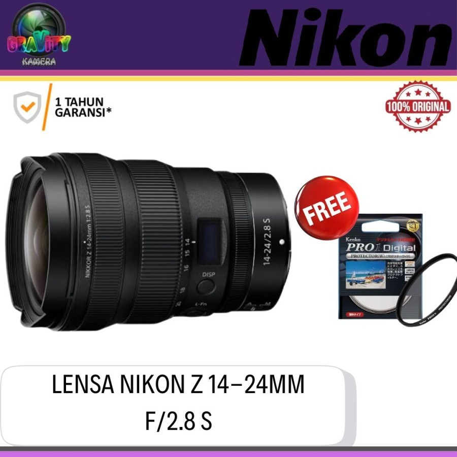 NIKON Z 14-24MM F2.8 S / LENSA NIKON Z 14-24MM F2.8 S