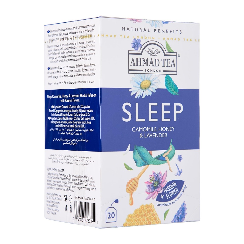 

(READY STOCK) Ahmad Tea Natural Benefits Sleep Infusion 20sX1.5g