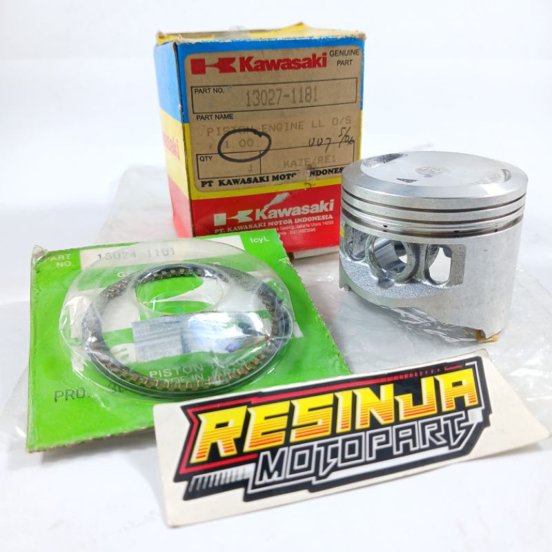 Ring Piston Kit Seher Kawasaki Kaze Kaze R Kazer Oversize Os 100 Original Kgp