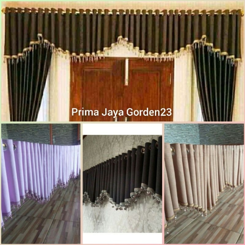 Gorden Poni Atas Pintu Poni Gorden Lebar 3 Meter Gorden Poni Loster