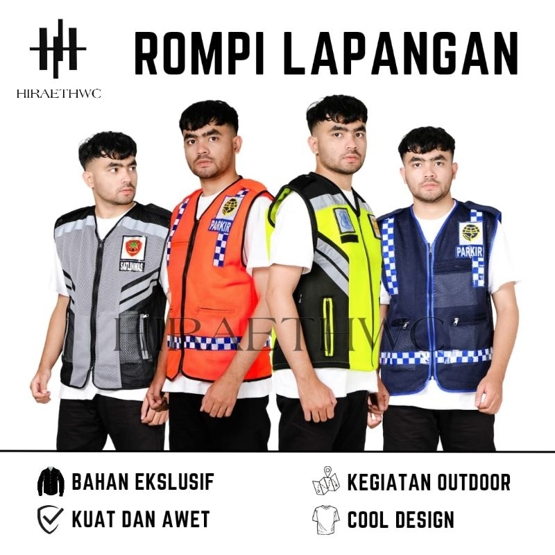 ROMPI PETUGAS PARKIR DISHUB OREN ROMPI LAPANGAN PARKIR ROMPI JARING PARKIR TERBARU