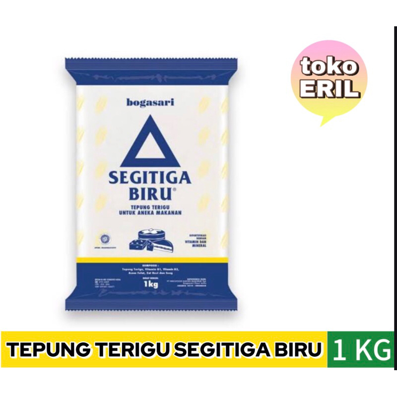 

TEPUNG TERIGU SEGITIGA BIRU 1 KG