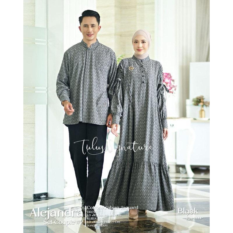 GAMIS COUPLE JUMBO LD110 - ALEJANDRA COUPLE TULUS SIGNATURE SARIMBIT