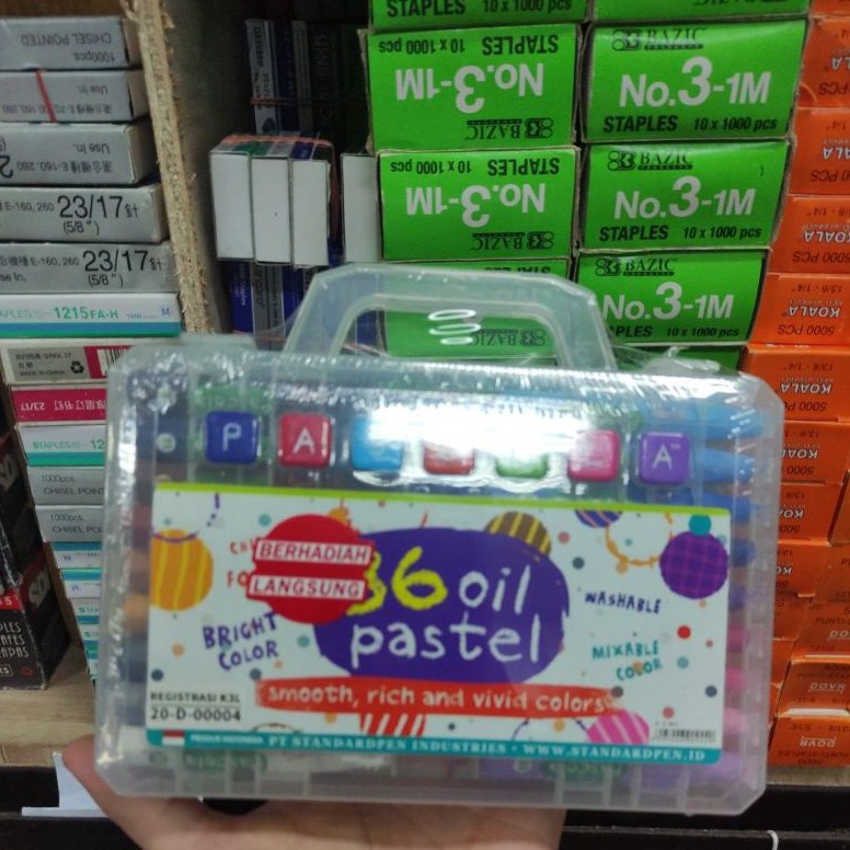 

Pruk Premium rayn pasla 36 warna hexagnal BP8