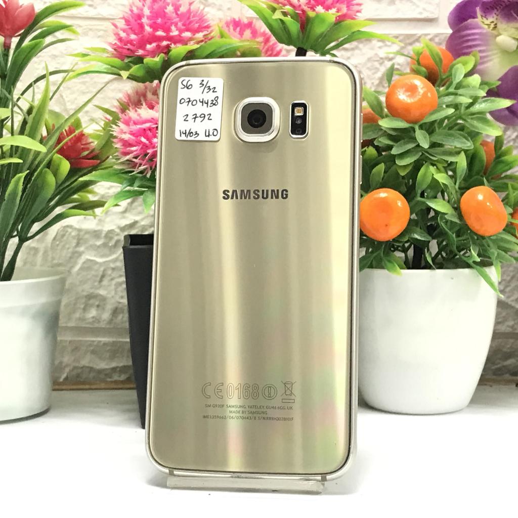 Samsung S6 Flat 3/32GB Gold Bekas Second Original