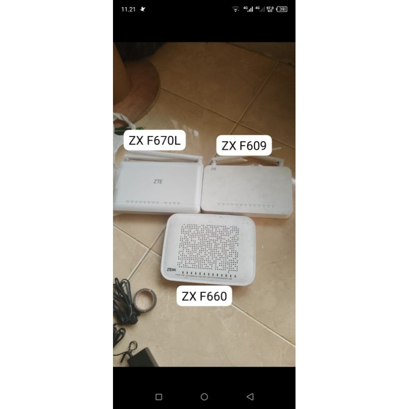ONT ZTE F670l F609