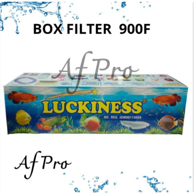 POMPA AQUARIUM LUCKINESS 900F BOX FILTER SEDANG MEDIA FILTER AQUARIUM
