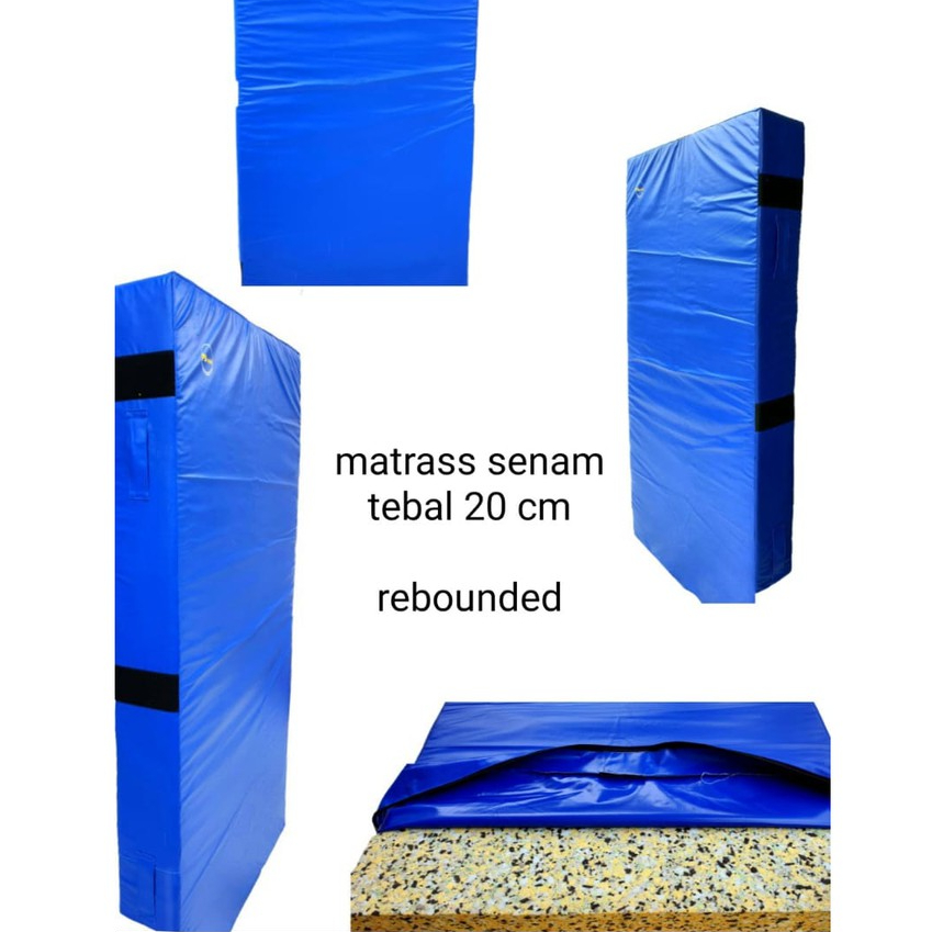 matras beladiri karate senam 1 m x 2 m rebounded tebal 20 cm mitra