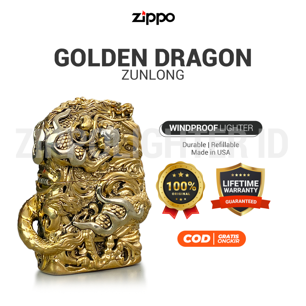 Korek APi Zippo Golden Dragon Zunlong