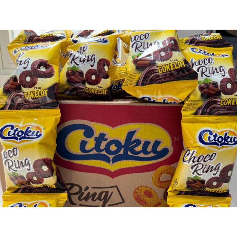 

Citoku Ring Cokelat / Snack Rasa Cokelat / Snack Citoku 25gr