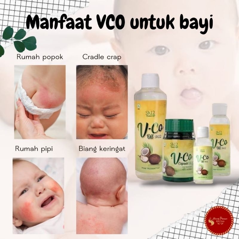 VICO OIL SR12 BPOM UNTUK BAYI MINYAK KELAPA MURNI SR12 VCO SR12