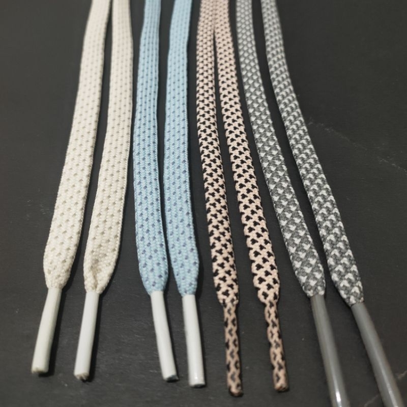 Tali sepatu flat Polyester motif