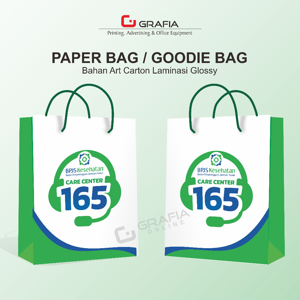 

PAPER BAG - SHOOPING BAG - GODIE BAG ukuran 35 x 24 x 10 cm bahan art carton