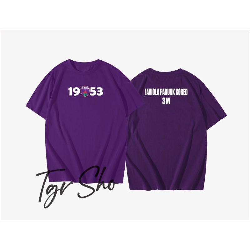 kaos custom Persita Tangerang t-shirt baju Persita custom 1953