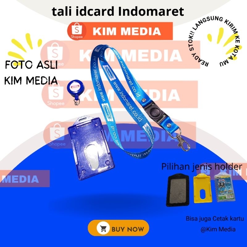 

Tali Id Card indomaret Lanyard Indomaret murah satuan