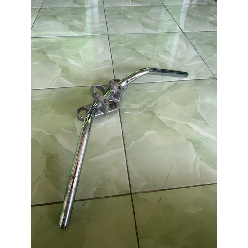 Segitiga & stang set, T atas, segitiga stang pipa Kawasaki ninja kis original copotan