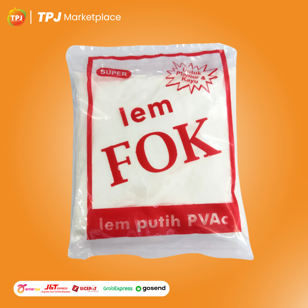 

FOK LEM 350 GRAM LEM PUTIH PVAC BAHAN UNTUK KERTAS, KAYU SERBAGUNA