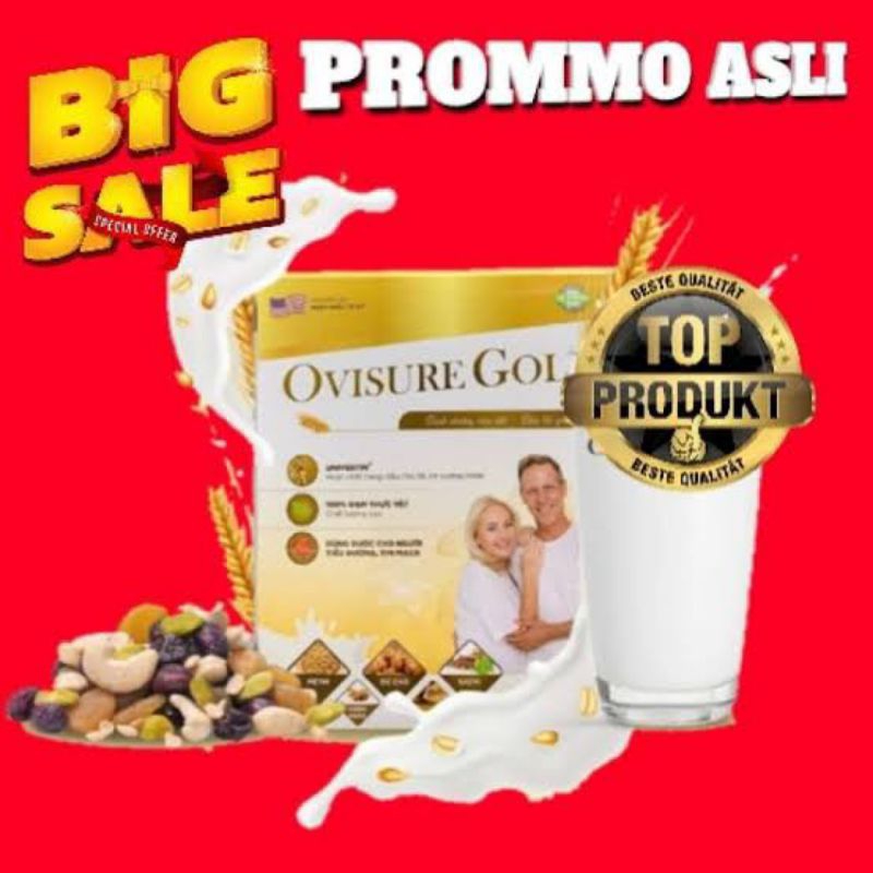 

PAKET 6 BOX OVISURE GOLD SUSU TULANG SENDI OSTEOPOROSIS DAN SARAF KEJEPIT 100% ORIGINAL