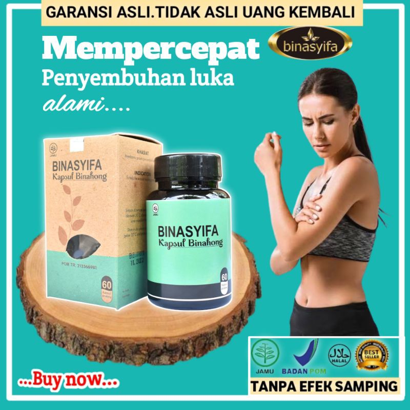 Kapsul Binahong Binasyifa Menyembuhkan luka Pasca Operasi Dan Luka