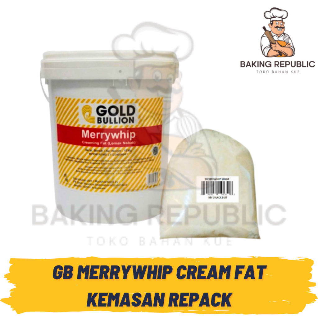 

GOLD BULLION MENTEGA MERRY WHIP CREAM FAT | 250 GR | 500GR | 1 KG
