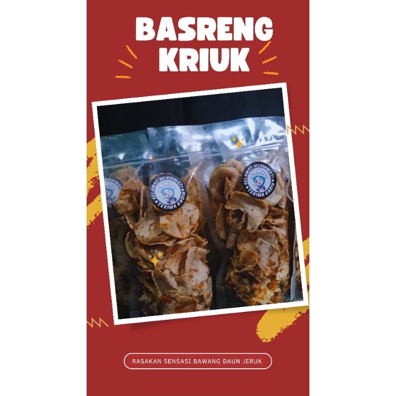 

Basreng bawang daun jeruk 80gr