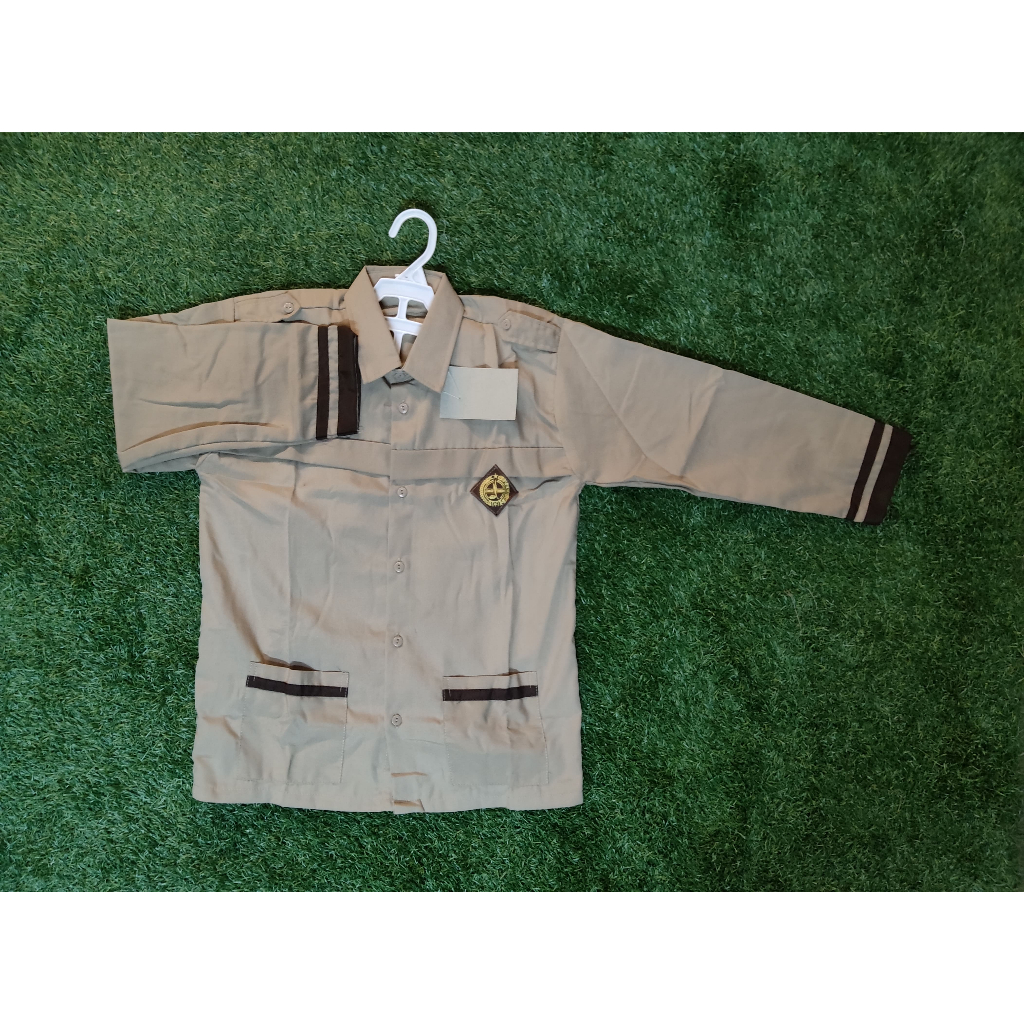 Kemeja panjang siaga SD/seragam sekolah seragam sd seragam sekolah sd seragam pramuka