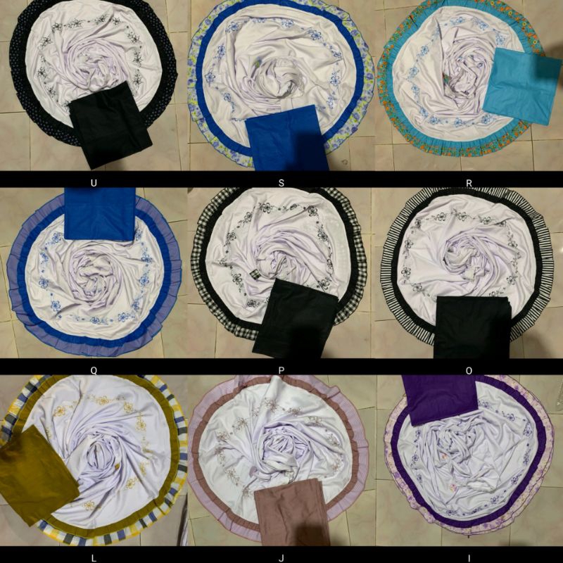 sale SANTRI/SANTRIWATI/PONDOK/PESANTREN NC GONTOR- Mukena Santri Double Rempel