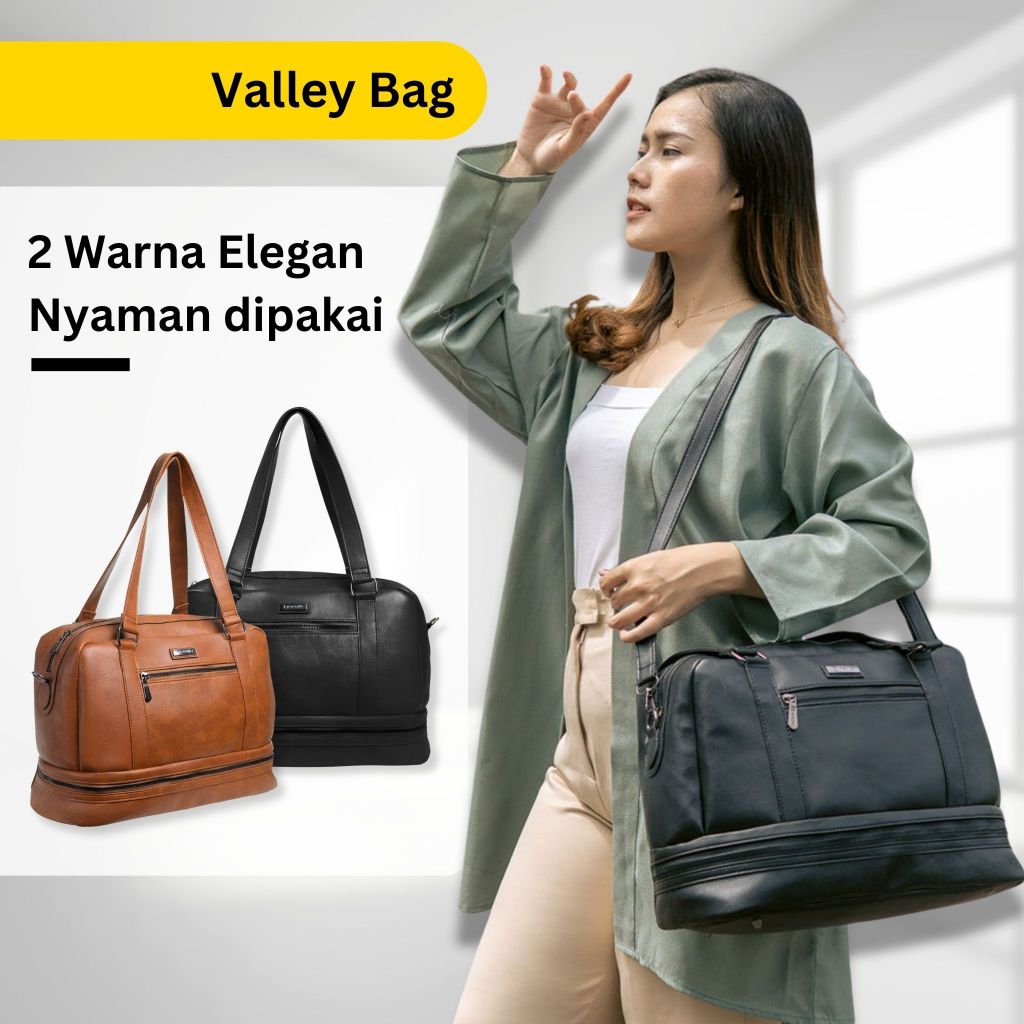 VALLEY Bag by Manjua. Tas Kerja, Tas Kuliah, muat Laptop 14 inch. Tas Laptop, Ukuran Besar.