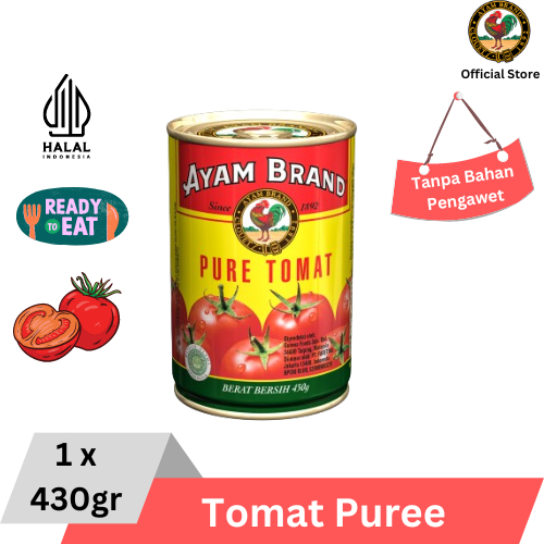 

Ayam Brand - Tomat Puree Kaleng 430gr