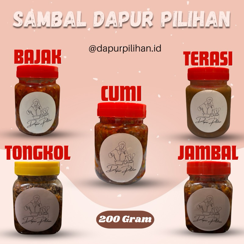 

Sambal 200 gram by dapurpilihan.id