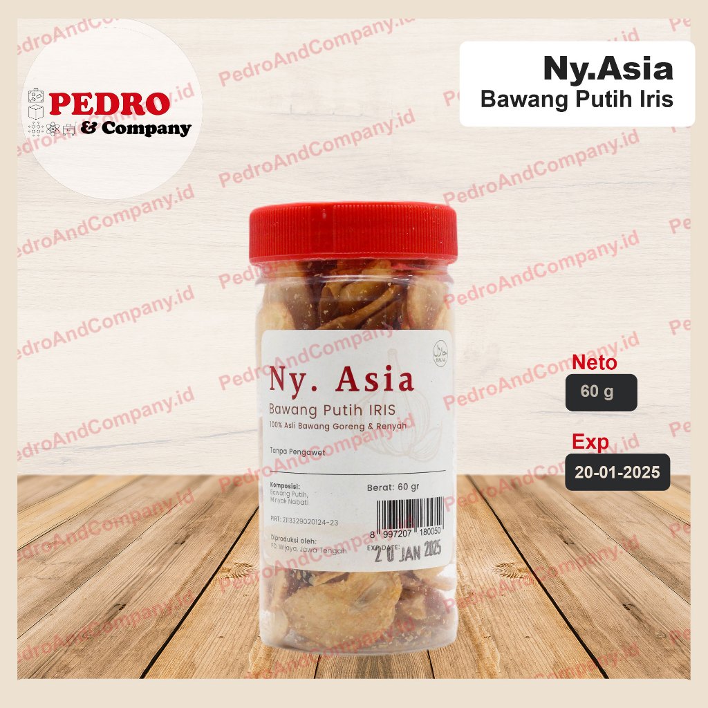 

Ny asia bawang goreng iris 60 gram - fried garlic sliced slice