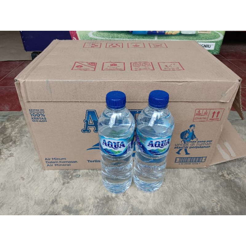 Air Mineral Aqua 600 ML 1 Dus