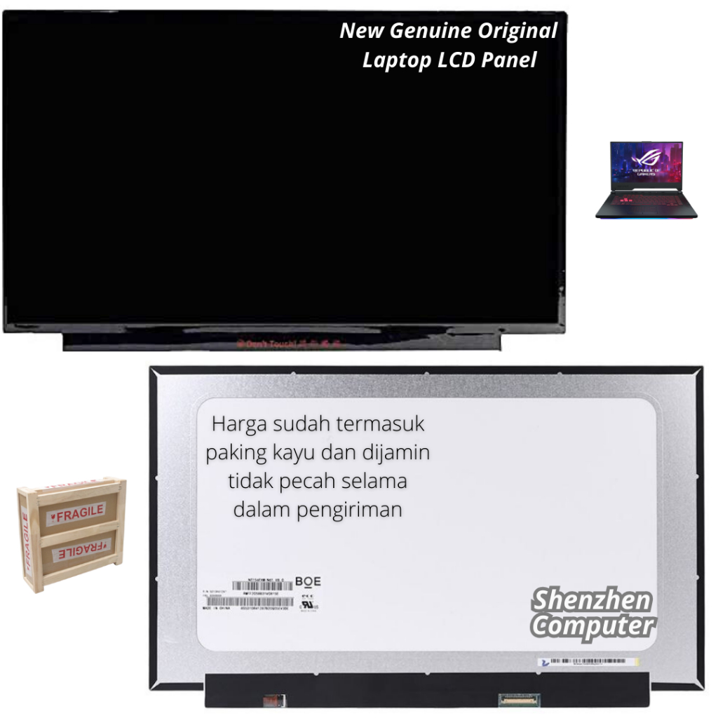 Layar LCD Asus ROG Strix G531G G531GD G531GV G531GT G531GU monitor panel screen