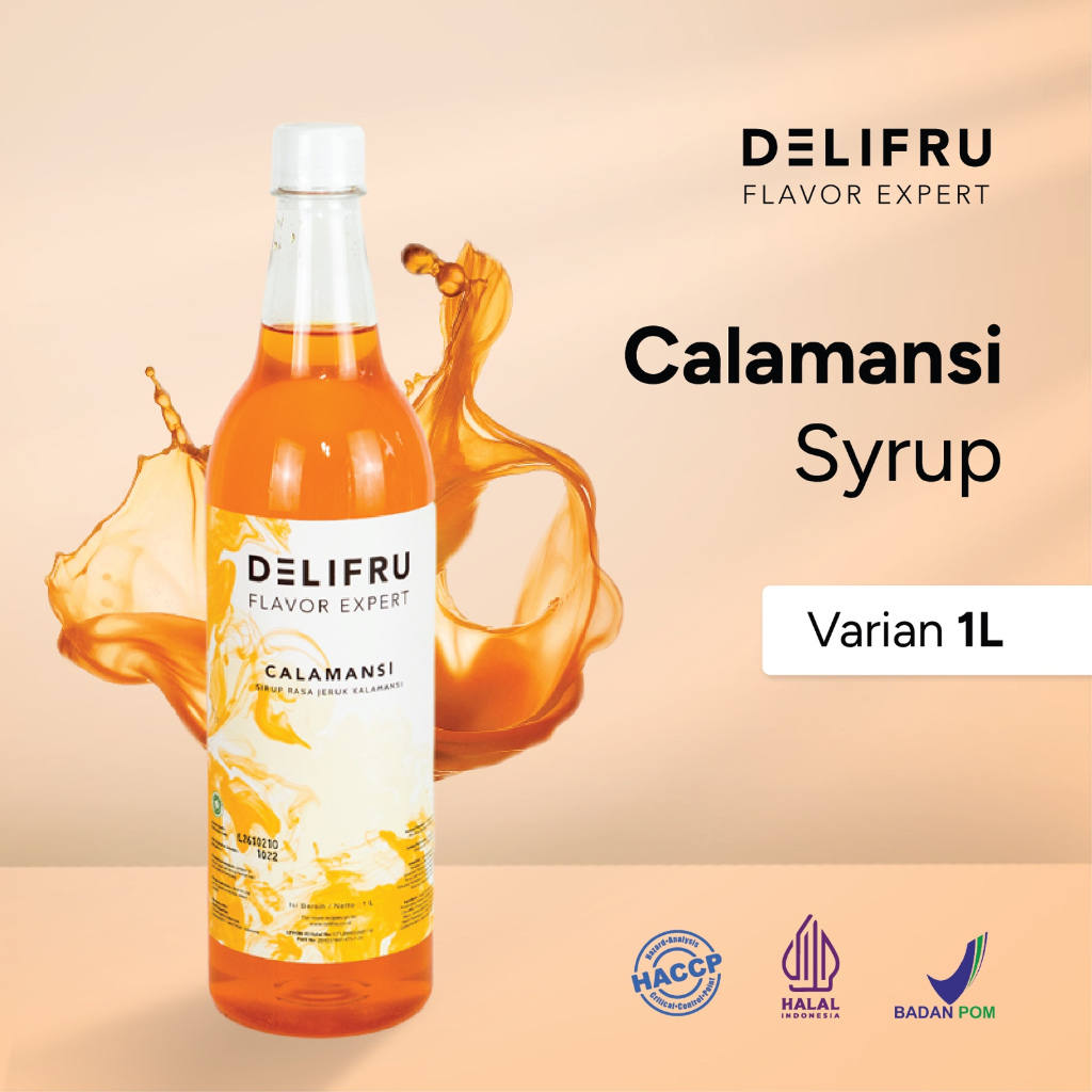 

Syrup Calamansi Delifru 1 Liter - Sirup Jeruk Kalamansi Premium