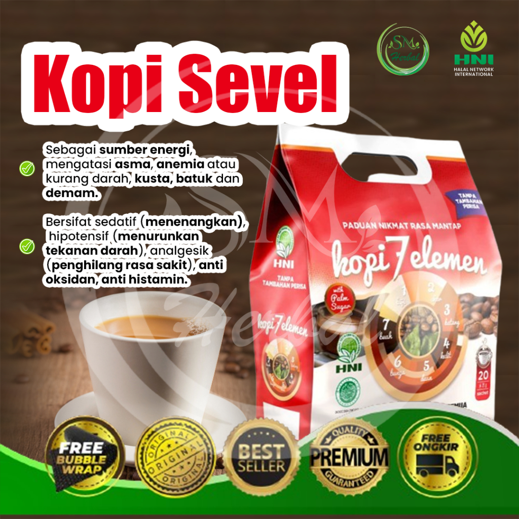 

Kopi Herbal 7 Elemen (sevel) HNI HPAI Atasi Berbagai Penyakit Anda