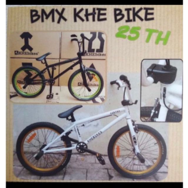 Complete Bike BMX KHE 25th - Putih White