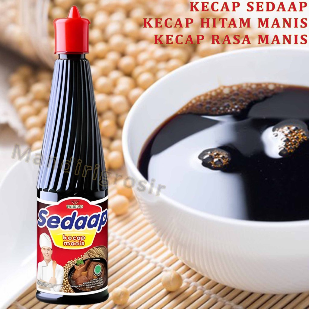 

Kecap Hitam Manis * Kecap Sedaap * Kecap Manis Botol * 135ml