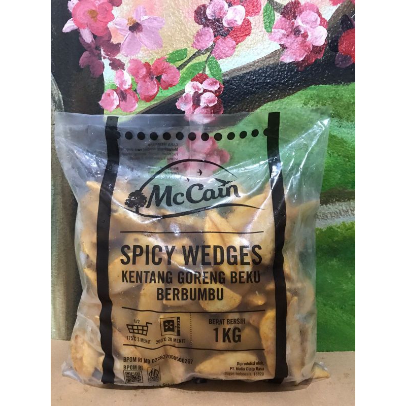 

Kentang bumbu Spicy wedges Mccain / potato wedges Mccain