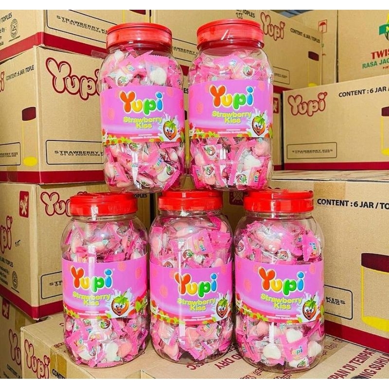

Yupi Toples Strawberry Kiss