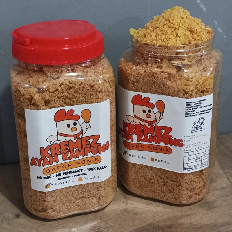 

Kremesan NONIK Ayam Kampung Non MSG Tanpa Pengawet