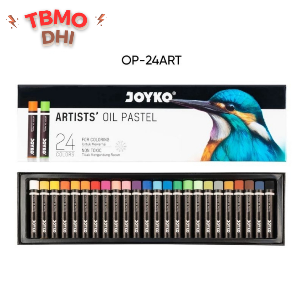 

Joyko Artists Oil Pastel OP-ART 24 Color | Crayon Minyak