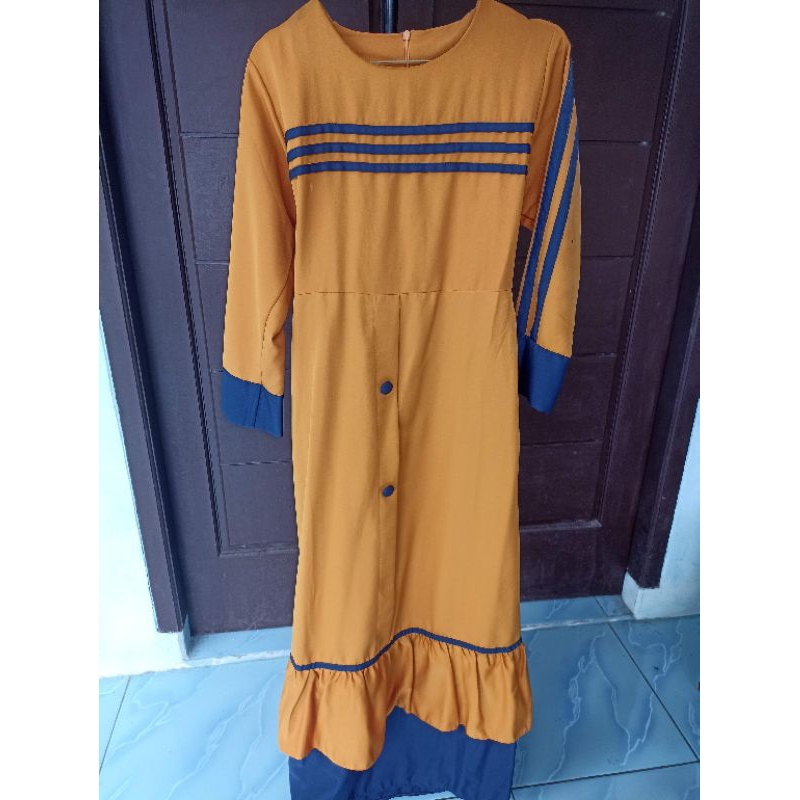 gamis mustard