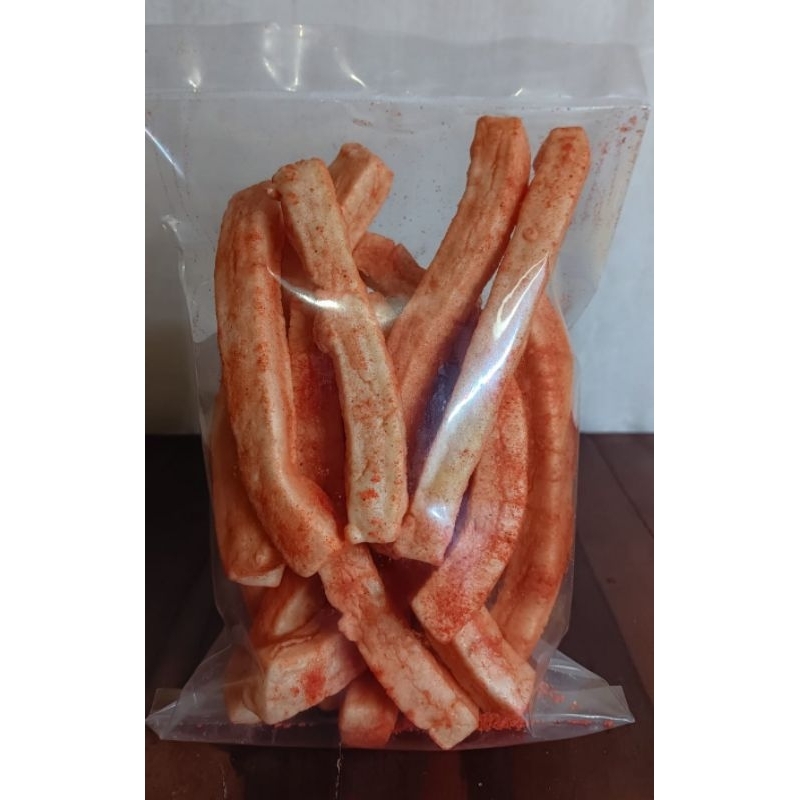 

Kerupuk Tahu ,Original & Balado ,Kemasan -+100 gram