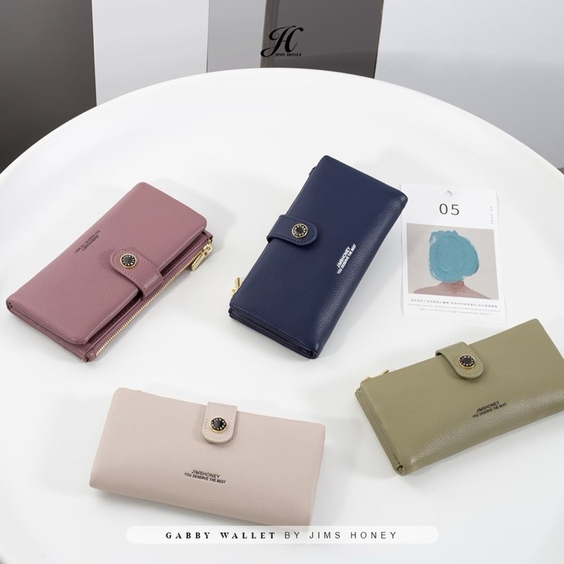 GABBY WALLET JIMS HONEY 100% ORIGINAL Dompet Lipat Dompet Wanita